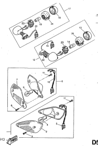 YQ50 Поворотники