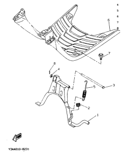 CW50 Stand. footrest 2