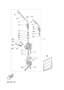 YQ50 Карбюратор