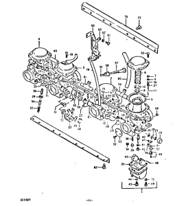 GS550 Carburetor assy