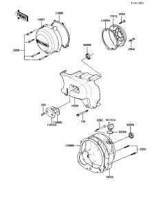 KZ440 Крышки двигателя