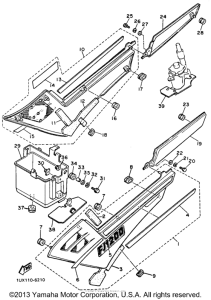 FJ1200SC Боковые обтекатели
