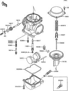 Z550 Карбюратор в разборе