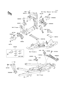 ZX1000 Рама ,крепежные детали