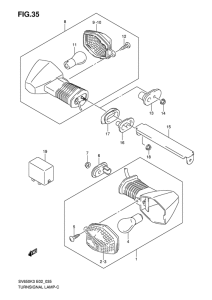 SV650 Поворотники