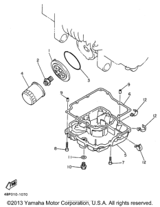 XJ600SHC Масляный фильтр