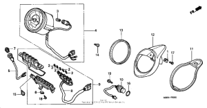 VT1100C3 Спидометр