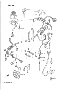 GSX-R1100 Жгут проводов