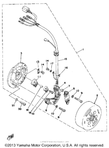 DT250F C - d - i - magneto