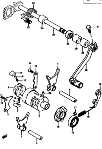 RM500 Переключение передач