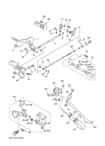 XVS650 Stand. footrest