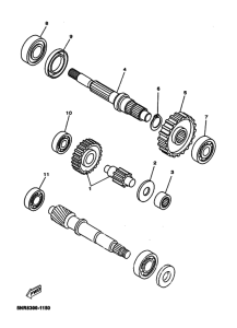 YP125E Трансмиссия