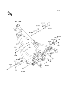 EJ800 Крепление двигателя