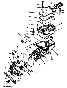 RD350F Впускная система
