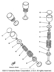 XT250L Клапана