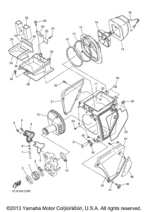 WR250FT Впускная система