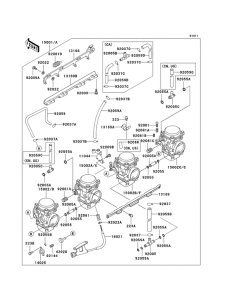 ZG1000 Carburetor assy