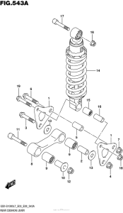 GSX-S1000 (ABS) Rear Cushion Lever (Gsx-S1000L7 E33)