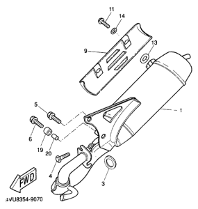 CW50 Выхлопная система
