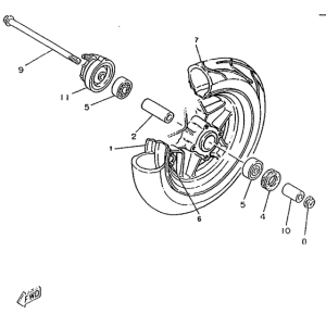 CW50RS Переднее колесо