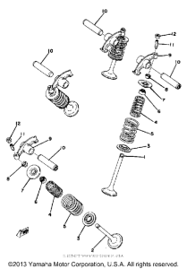 XS400G Клапана