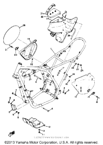 SC500A Frame - side cover