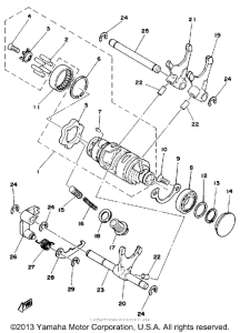 IT425G Shift cam - fork