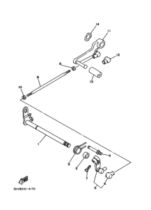 TZR250RS ｼﾌﾄｼﾔﾌﾄ