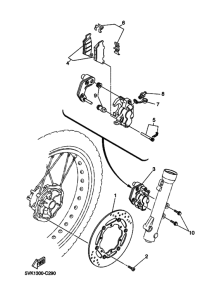  Передний суппорт