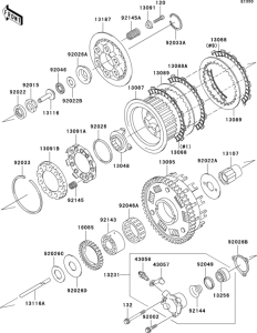 ZR1200 Сцепление