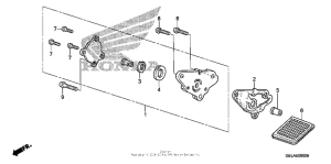 CRF50F Масляный насос