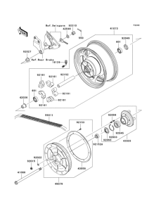VN2000 Заднее колесо и цепь
