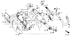 CRF250L (ABS) Глушитель