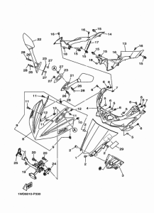 YZF-R25 ウインドシールド