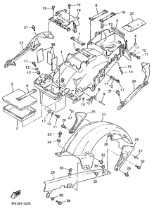 GTS1000A Задний бампер