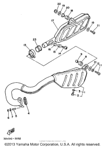 TY350N Выхлопная система