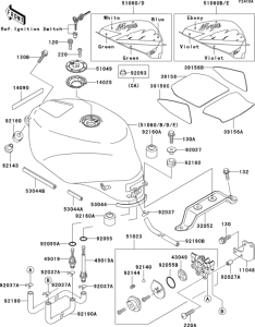 ZX750 Fuel tank(1 / 2)(zx750-l2)