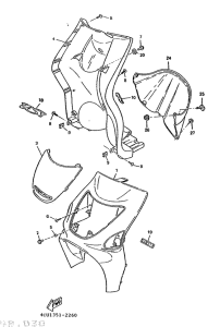 YE80 Beinverkleindung