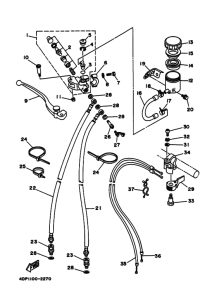 TZ250 Передний тормозной цилиндр