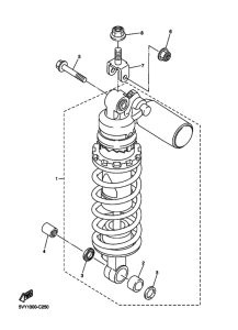 YZF-R1 Задняя подвеска