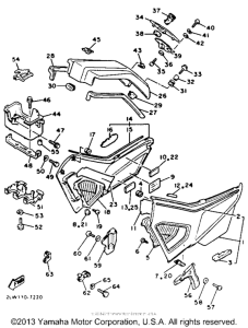 XVZ13T Боковые обтекатели