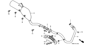 XLR125 Глушитель