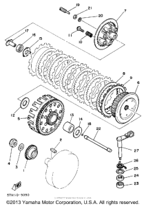 WR500ZE Сцепление