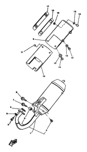 YA50R Выхлопная система