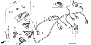 NH90 Wire harness / ignition coil