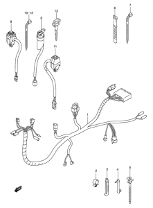 DR-Z250 Жгут проводов