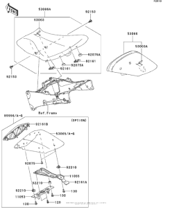 ZX600 Seat(1 / 2)(R9F / raf&sim;rbf)