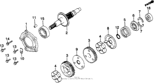 GL1100I Alternator shaft