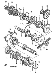 GS550 Трансмиссия