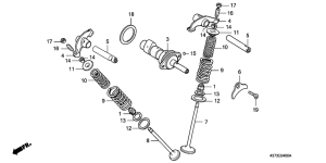  Распред вал / клапана